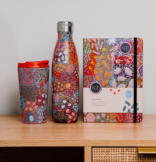 Sacred Country Aboriginal art decor collection from Koh Living Australian online gift store