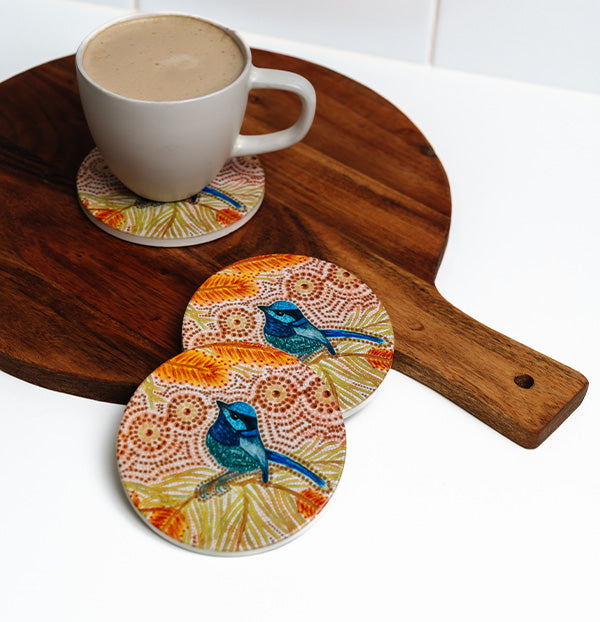 aboriginal art coasters