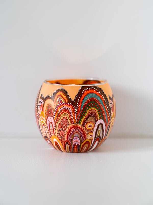 Aboriginal Home Tealight Candle Holder