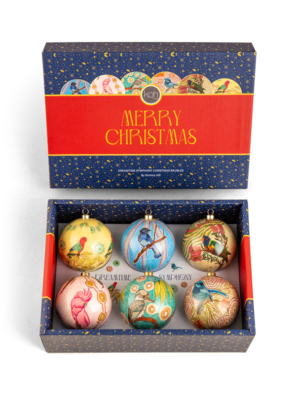 Aboriginal Dreamtime Symphony 6Pack Baubles
