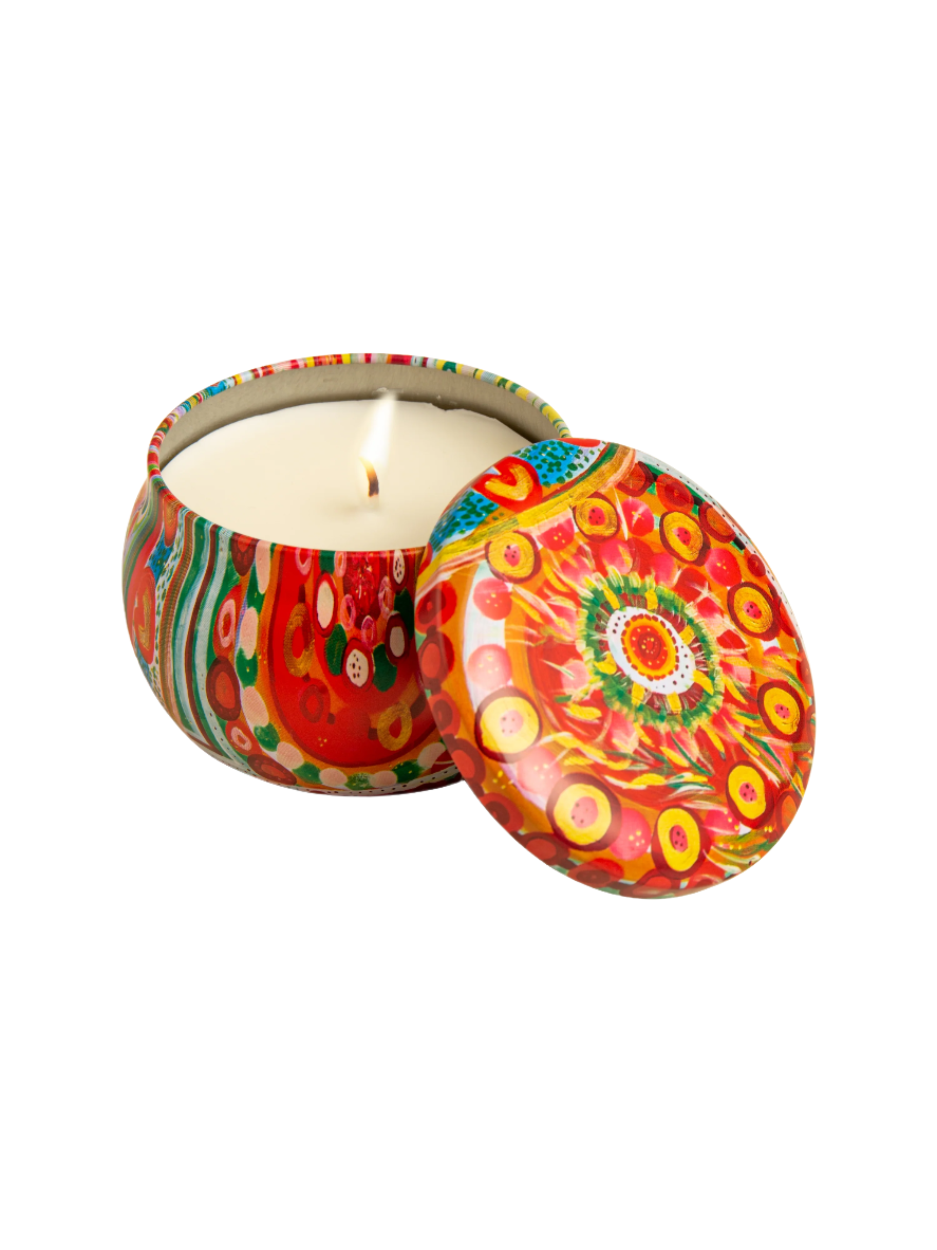 Aboriginal Scented Merry Bush Berry Candle Tin