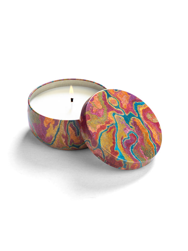 Aboriginal Scented Sandalwood & Wild Orange Candle Tin