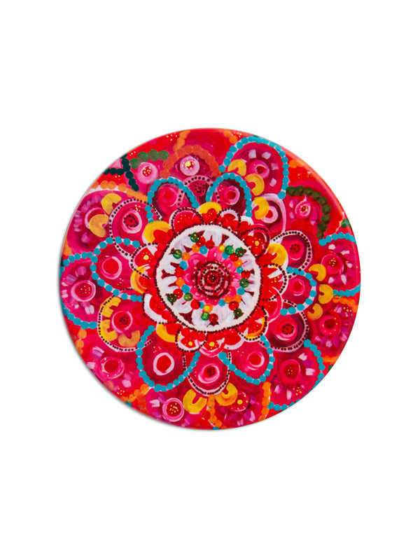 Aboriginal Gathering of Hearts 4Pack Coaster