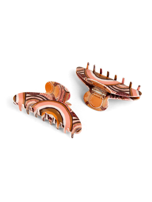 Aboriginal Journeys in the Sun Hair Claw Clip