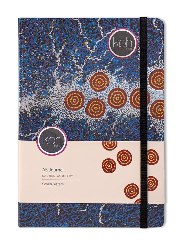 A5 Notebook Journal with Australian Aboriginal Artwork