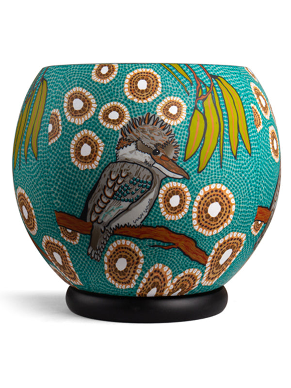 Aboriginal Kookaburra 30cm Lamp