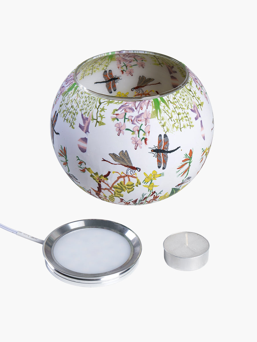 Golden Haze Illuminating Candle Lamp Set