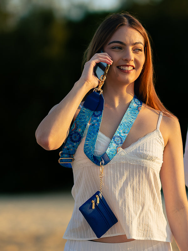 Aboriginal Girambit Mobile Phone Lanyard Strap