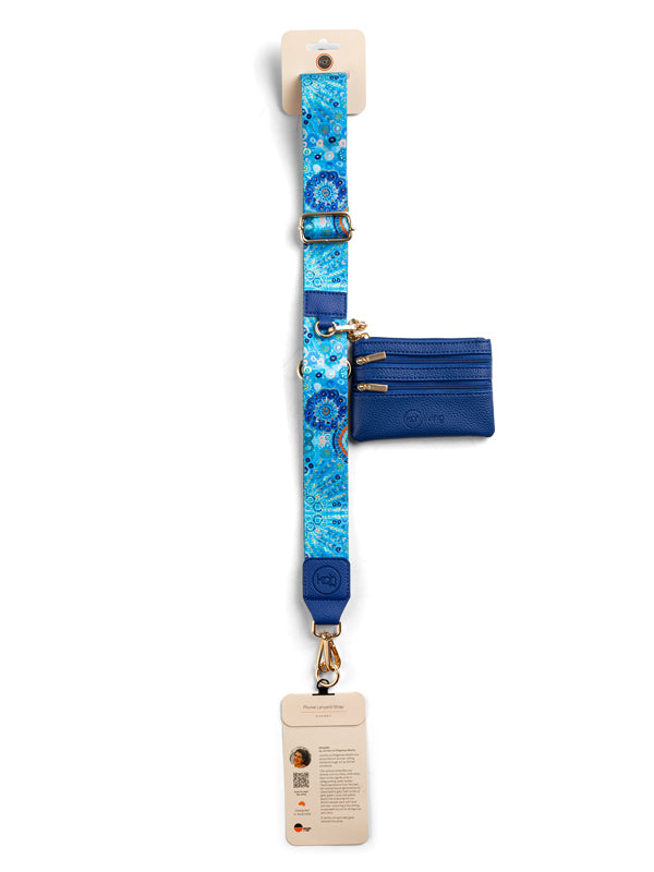 Aboriginal Girambit Mobile Phone Lanyard Strap