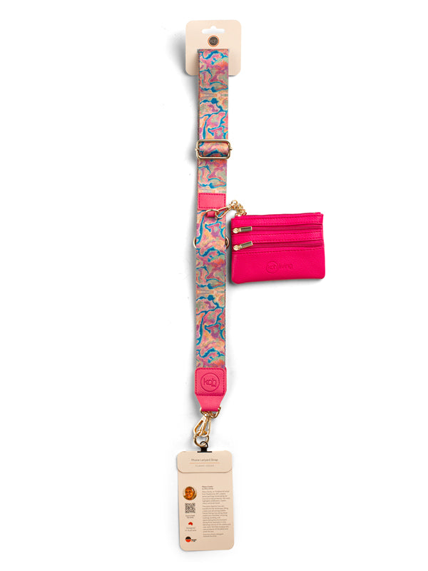 Aboriginal Pilbara Creeks Mobile Phone Lanyard Strap