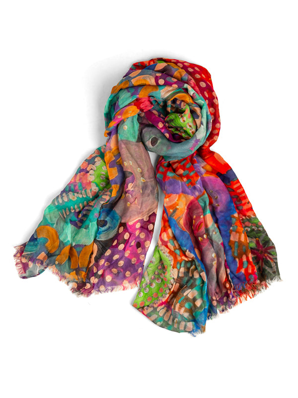 Aboriginal Each of Us Rectangle Scarf