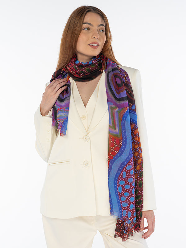Aboriginal Our Country Rectangle Scarf