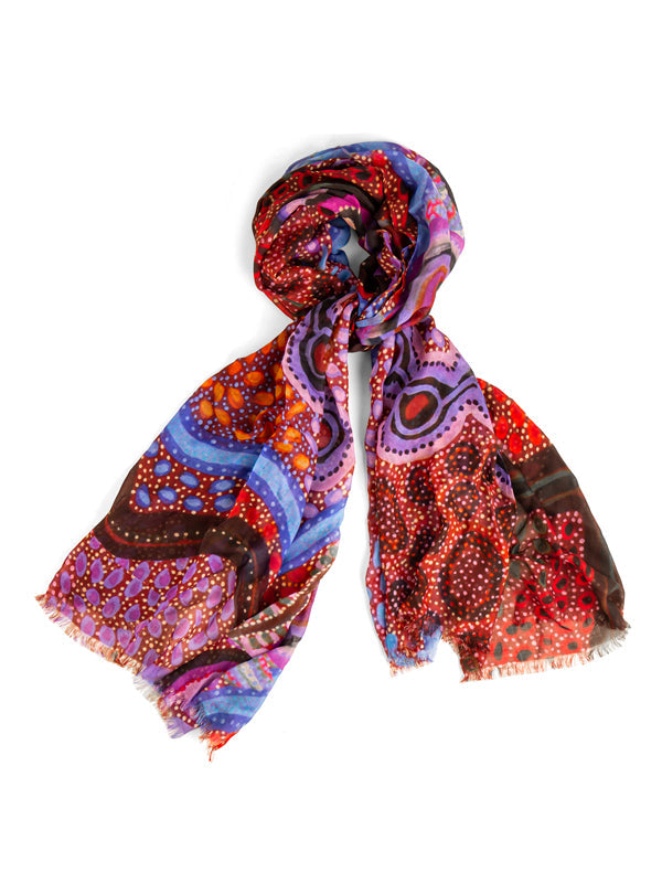 Aboriginal Our Country Rectangle Scarf