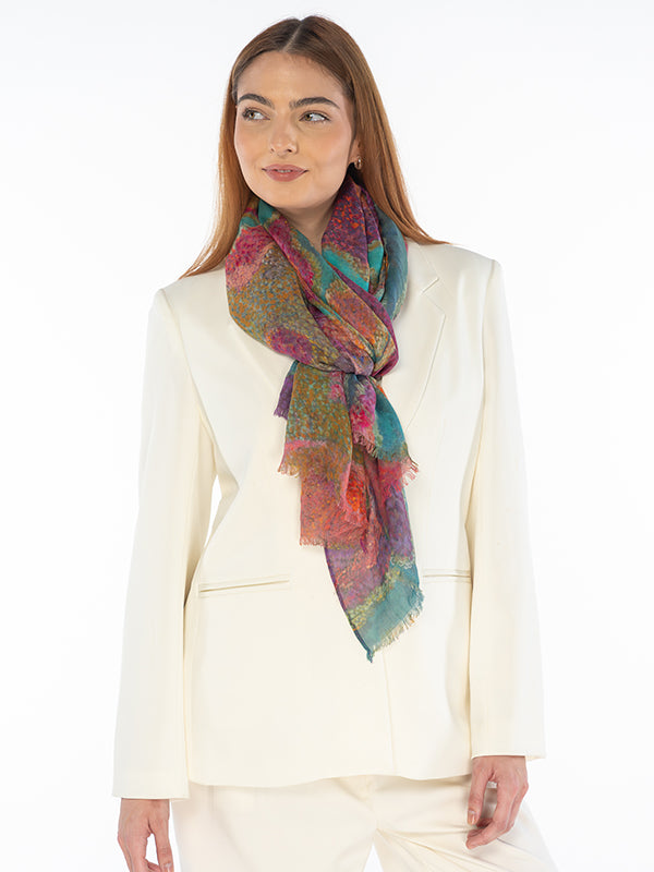 Aboriginal Pilbara Creeks Rectangle Scarf