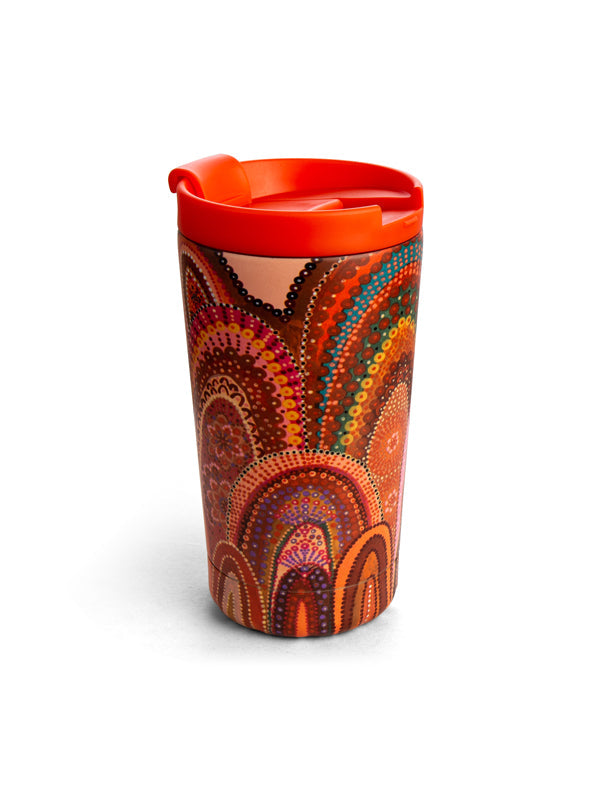 Aboriginal Home 350ml Stainless Steel Travel Mug