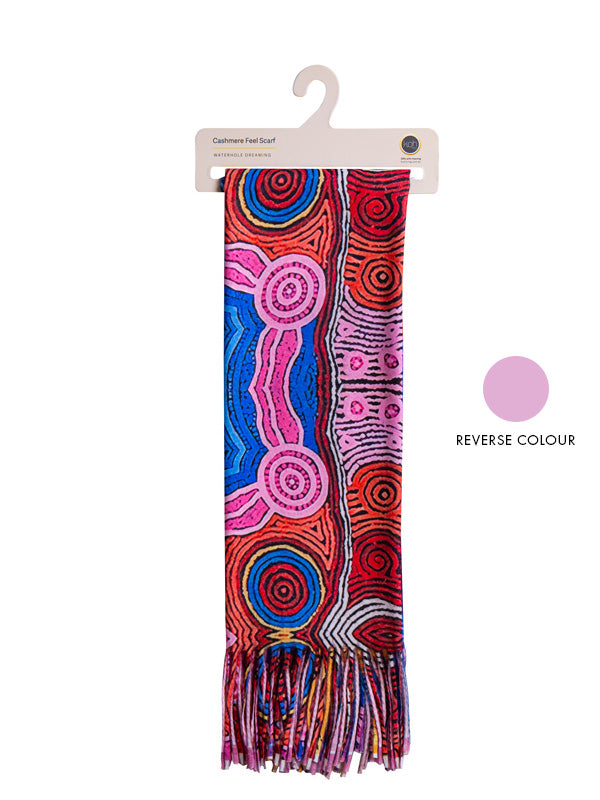 Aboriginal Waterhole Dreaming Scarf