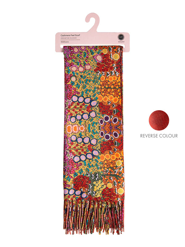 Aboriginal Wild Flowers Scarf