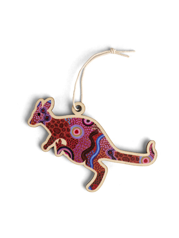 Aboriginal Christmas Kangaroo Decoration Our Country