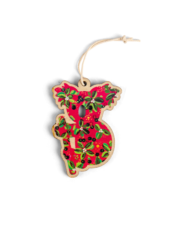 Aboriginal Christmas Koala Decoration Seeds of Celebration