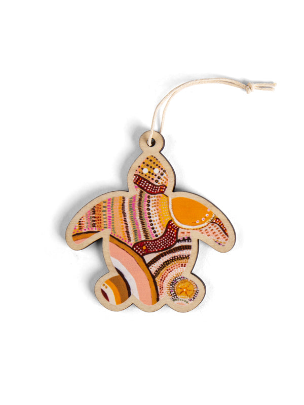 Aboriginal Christmas Turtle Decoration Journeys In The Sun
