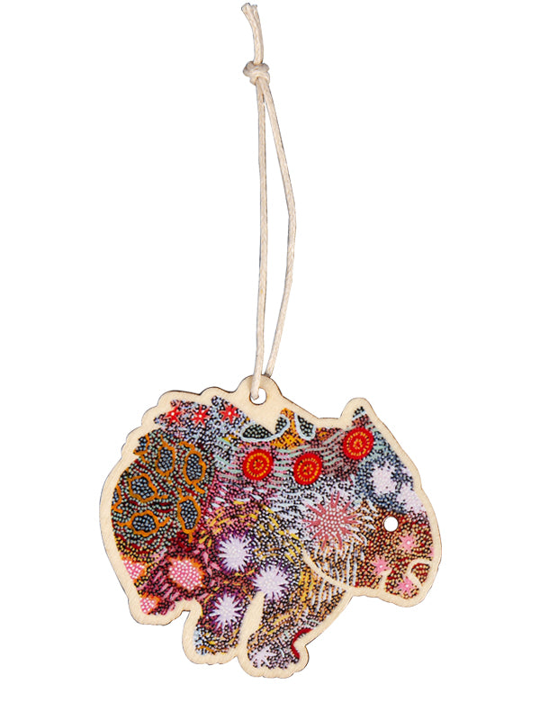 Aboriginal Christmas Wombat Decoration Grandmother&