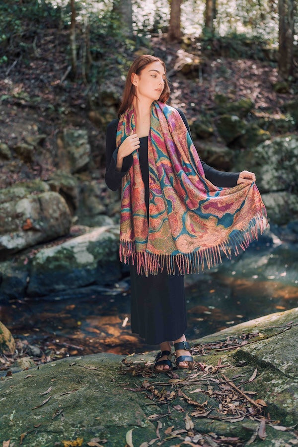 Aboriginal Pilbara Creeks Scarf