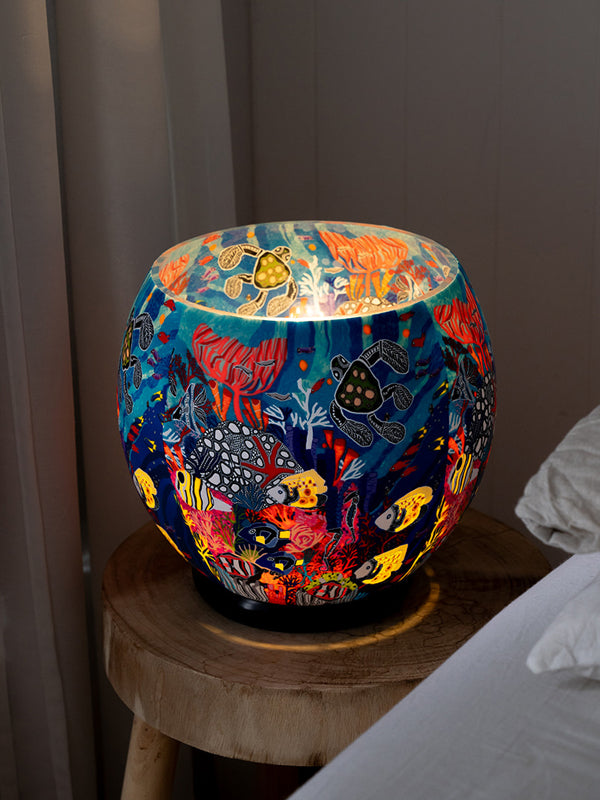 Aboriginal Utopia 30cm Lamp