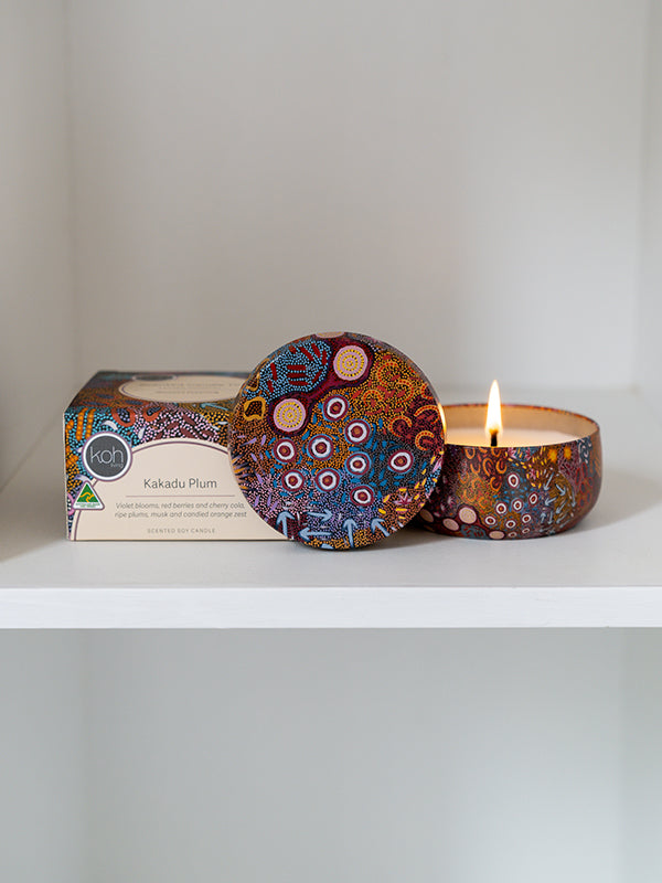 Aboriginal Scented Kakadu Plum Candle Tin