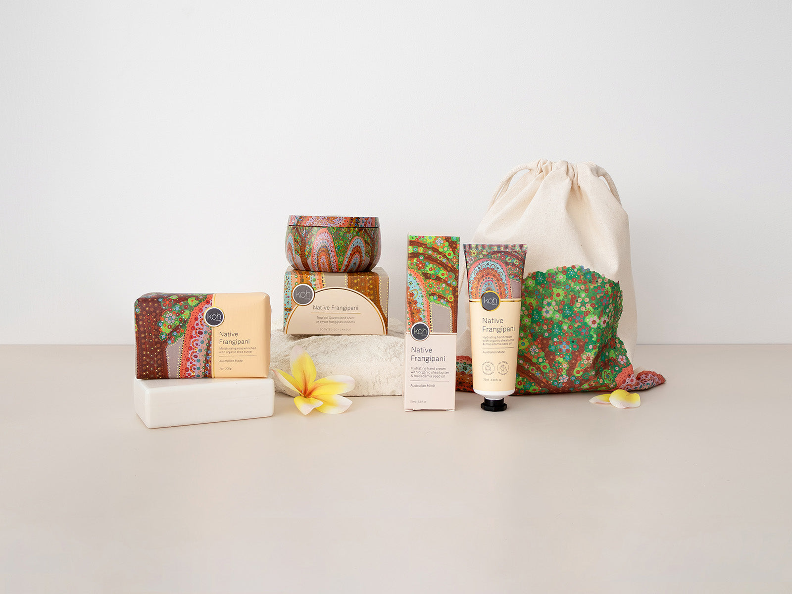 Aboriginal Native Frangipani Body Gift Set