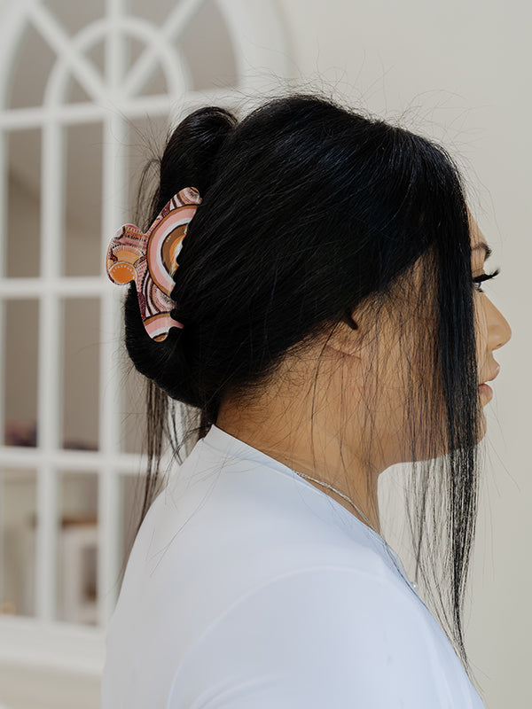 Aboriginal Journeys in the Sun Hair Claw Clip