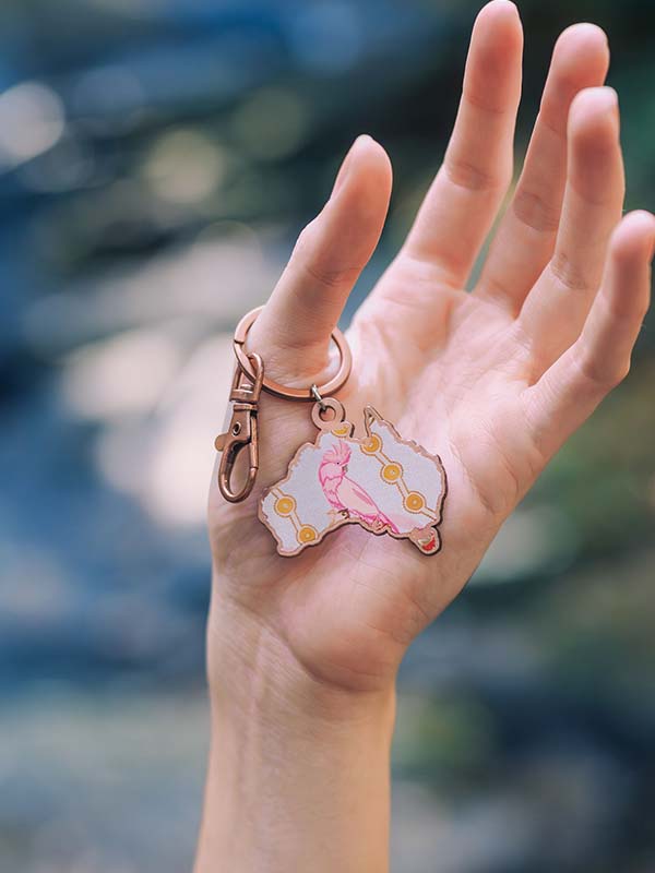 Aboriginal Spirit Being Australia Keyring