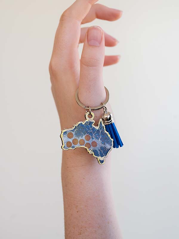 Aboriginal Seven Sisters Australia Keyring