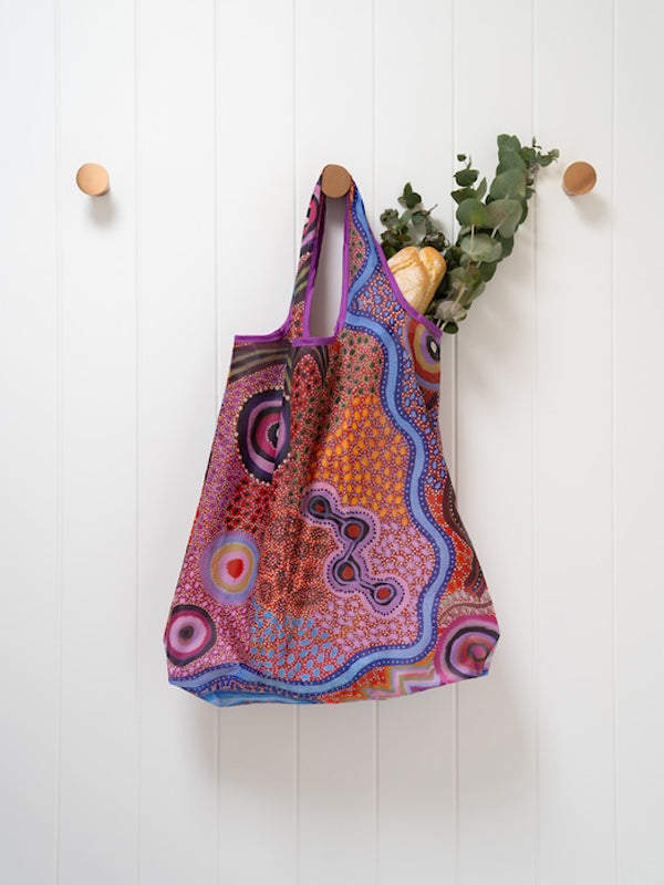 Aboriginal Our Country Recycled Plastic Bottle Bag 45cm