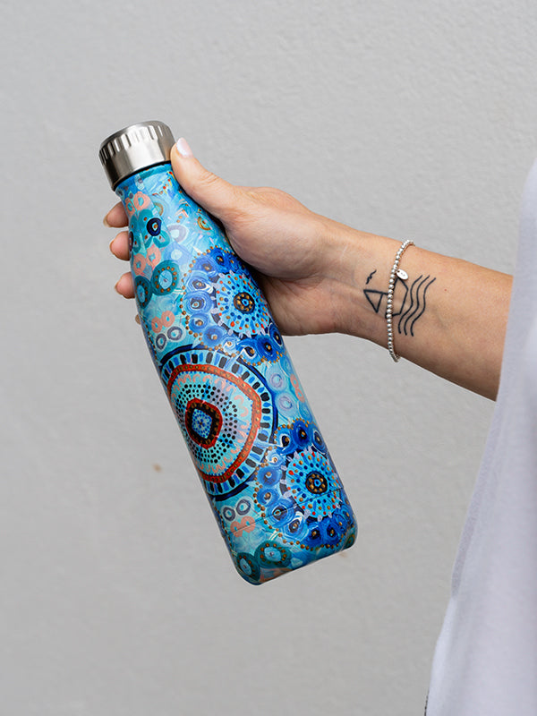 Aboriginal Girambit Stainless Steel Water Bottle