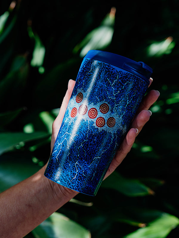 Aboriginal Seven Sisters Stainless Steel Travel Mug