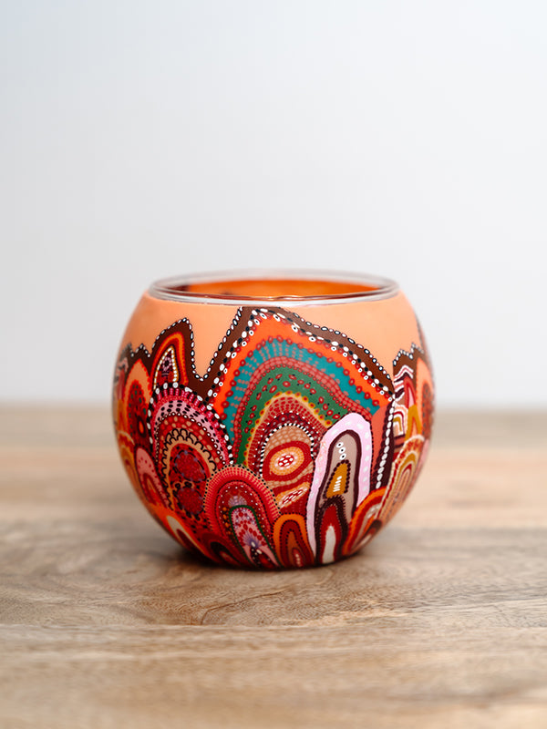 Aboriginal Home Tealight Candle Holder