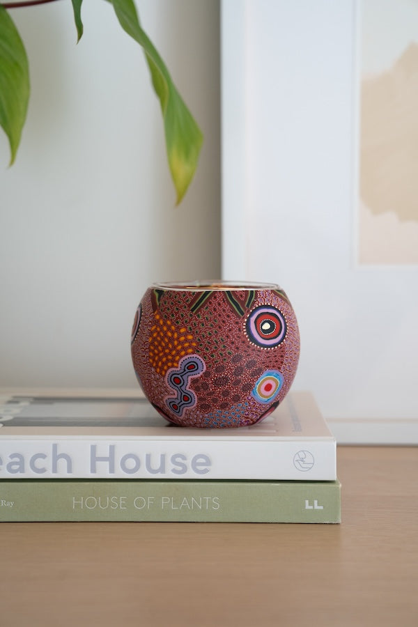Aboriginal Our Country Tealight Candle Holder