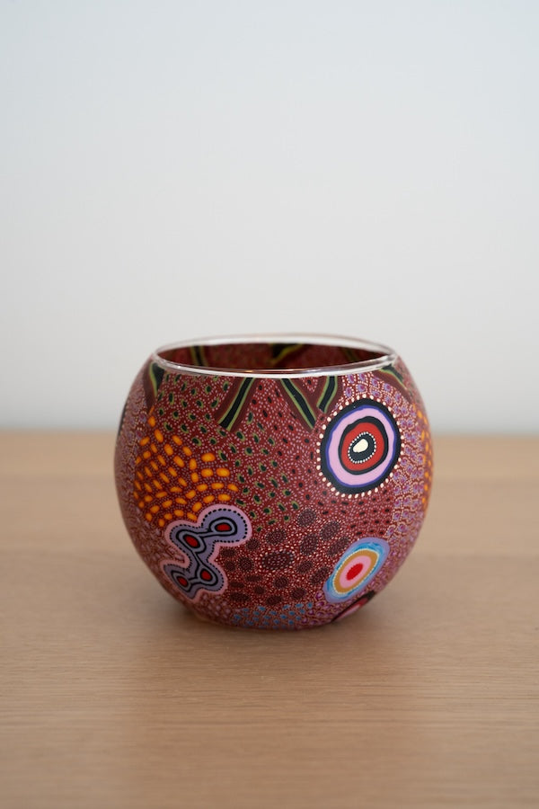 Aboriginal Our Country Tealight Candle Holder