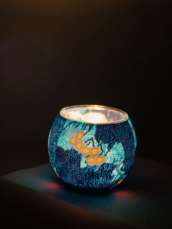 Aboriginal Seven Sisters Tealight Candle Holder