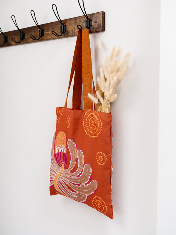 Aboriginal Banksia Tote Bag