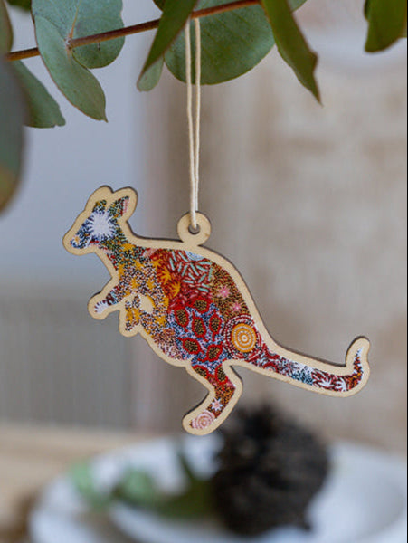 Aboriginal Christmas Kangaroo Decoration Grandmother&