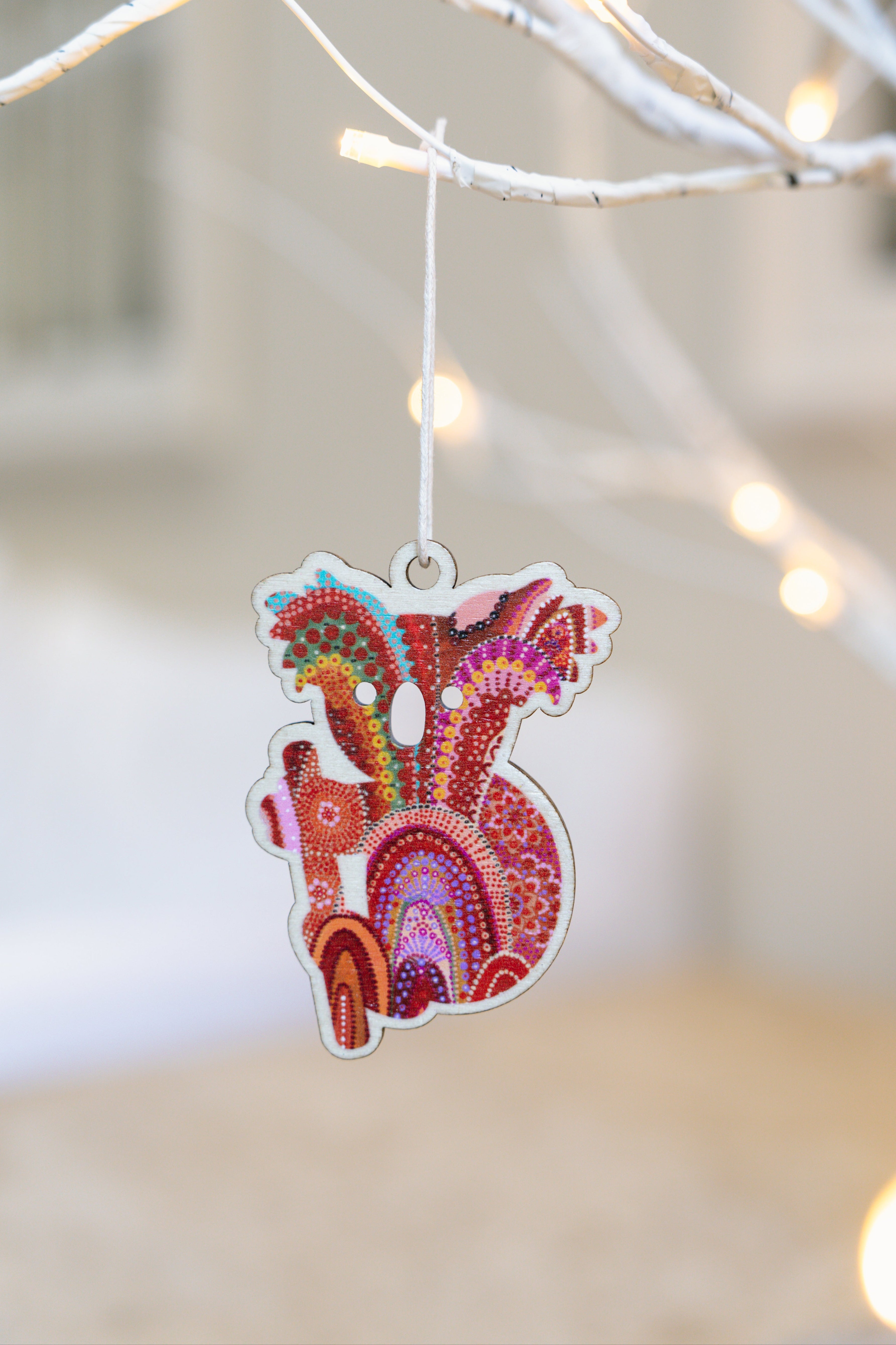 Aboriginal Christmas Koala Decoration Home