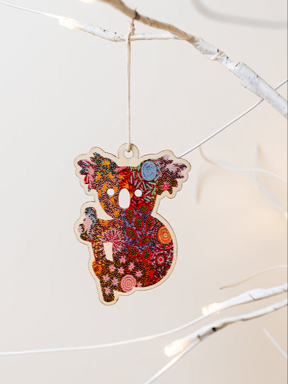 Aboriginal Christmas Koala Decoration Grandmother&