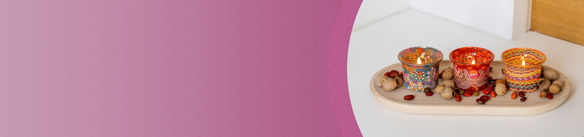 Dreamtime Blooms Aboriginal Art Decor Collection From Koh Living Australia