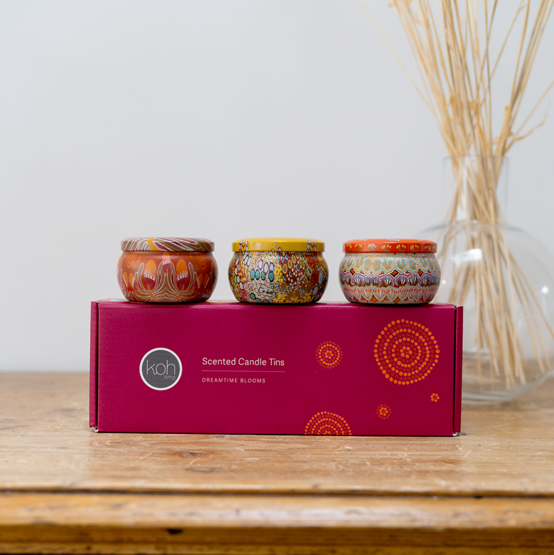 MOTHERS DAY GIFT IDEA - AUSTRALIAN NATIVE CANDLE GIFT SET FROM KOH LIVING