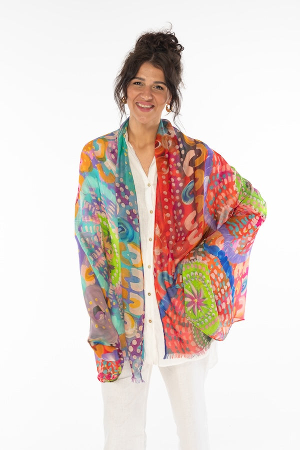 Aboriginal Each of Us Rectangle Scarf