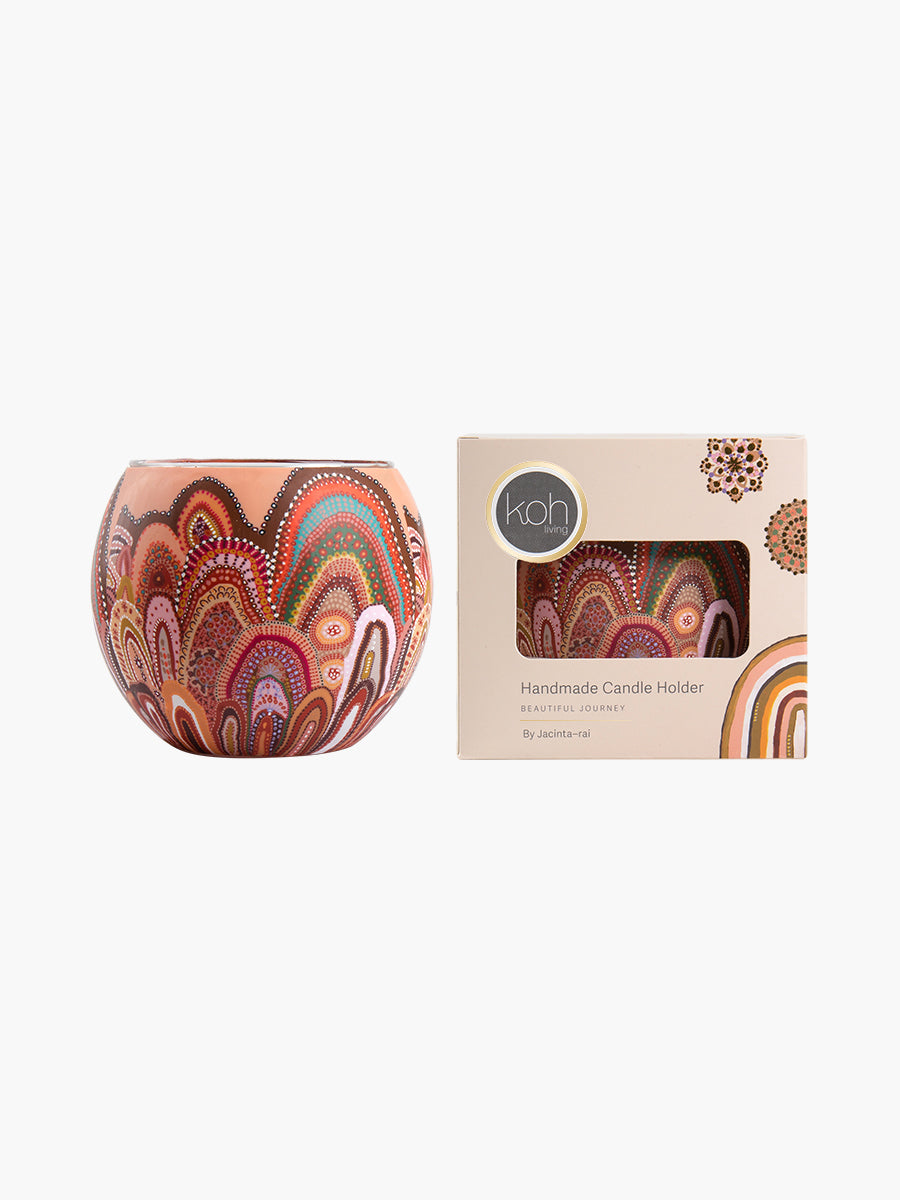 Aboriginal Home Tealight Candle Holder