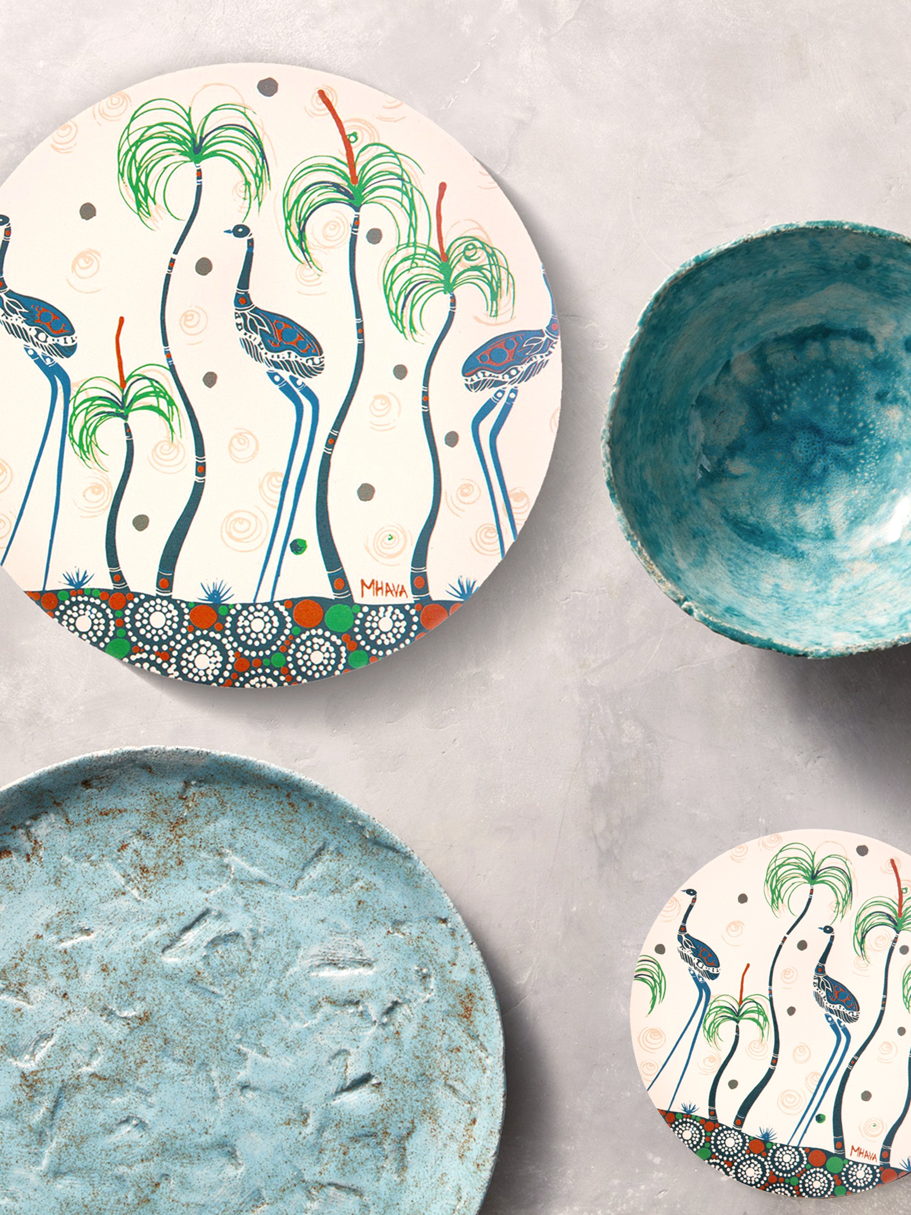 Aboriginal Kinship Ceramic Coaster