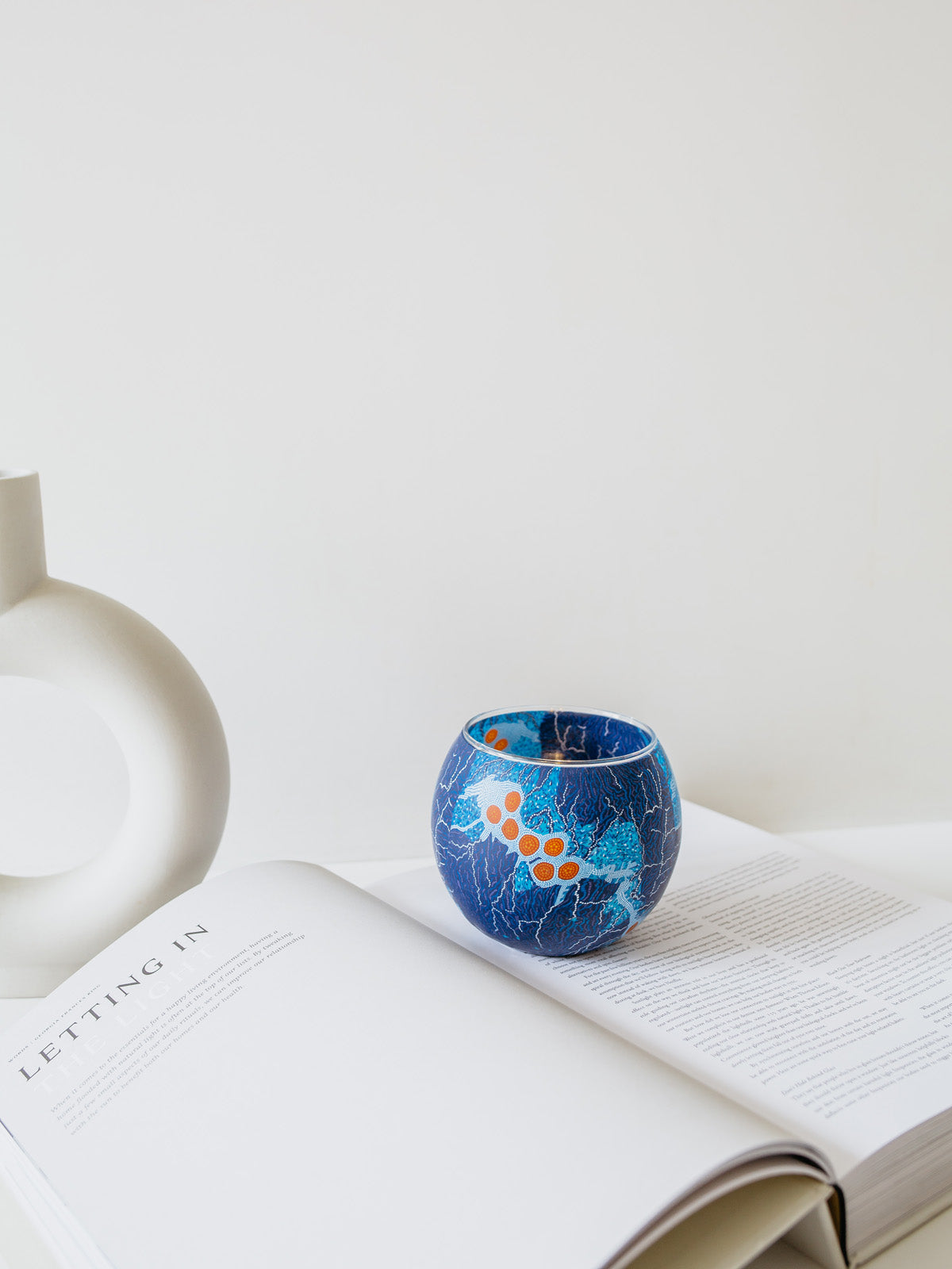 Aboriginal Seven Sisters Tealight Candle Holder