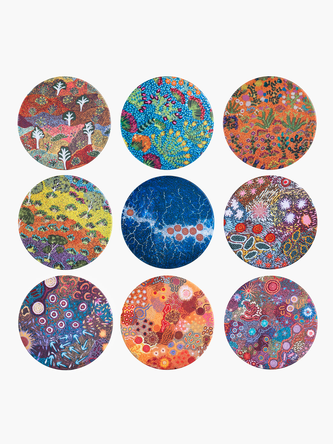 Aboriginal Sacred Country Coaster 9 Pack Value Pack